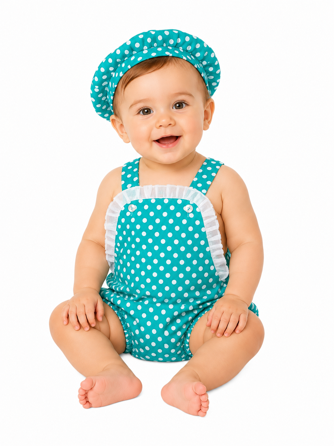 PELELE FLAMENCO BEBE VERDE