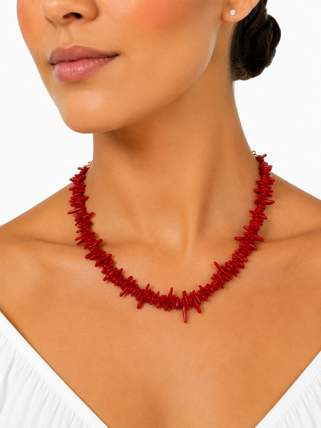 COLLAR IRENE CORALES ROJO