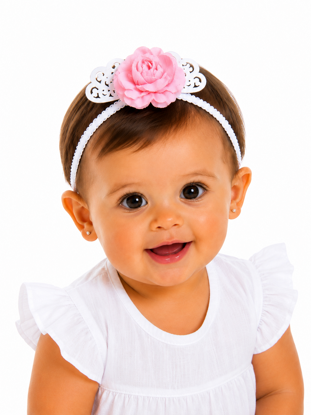 DIADEMA BEBE ROSA BEBE