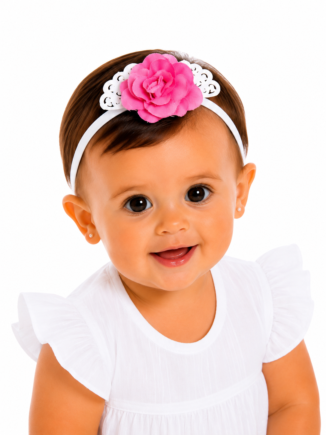DIADEMA BEBE ROSA CHICLE