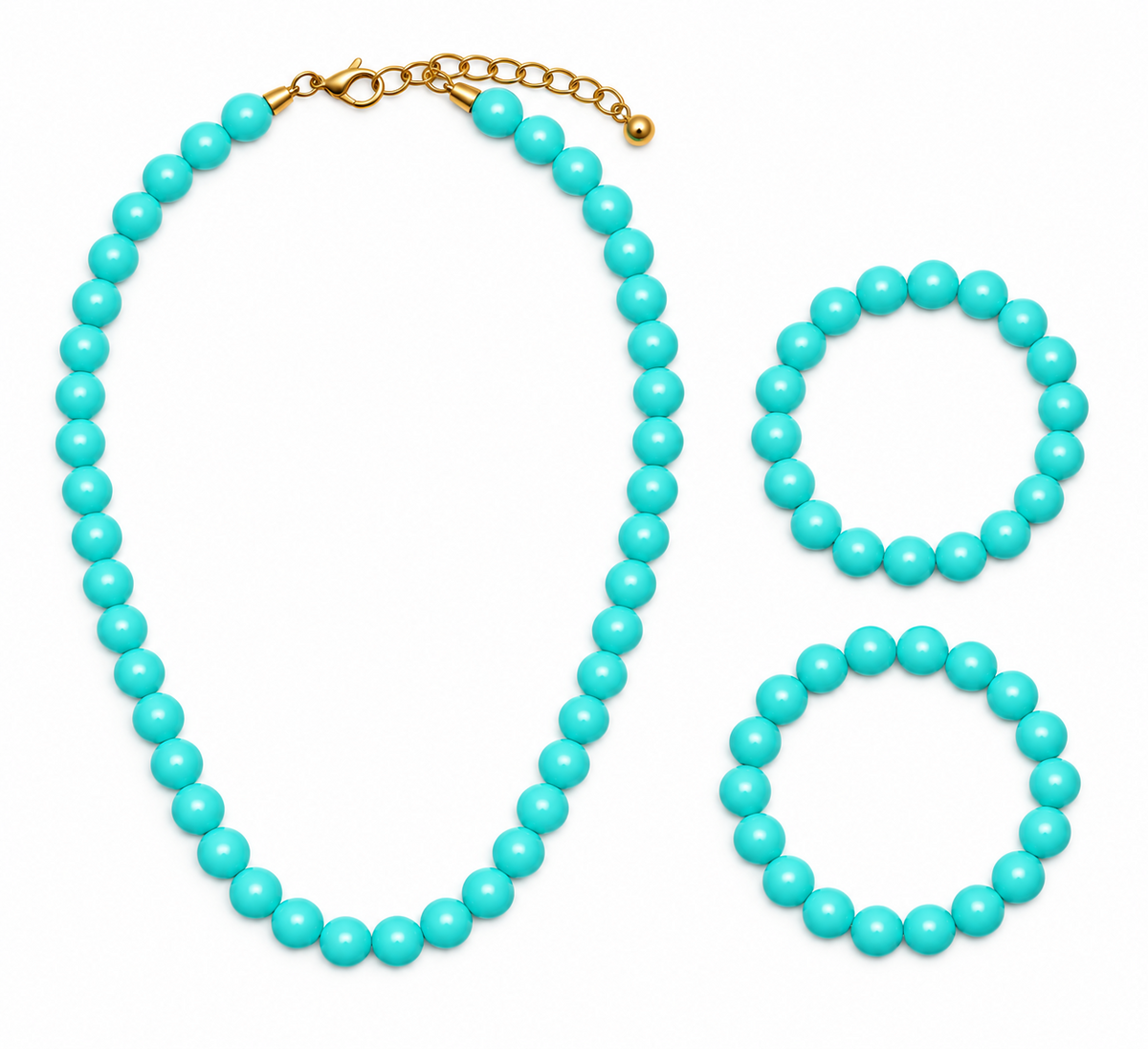 COLLAR NIÑA TURQUESA
