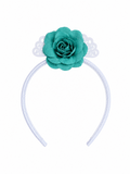 DIADEMA BEBE VERDE JABONOSO