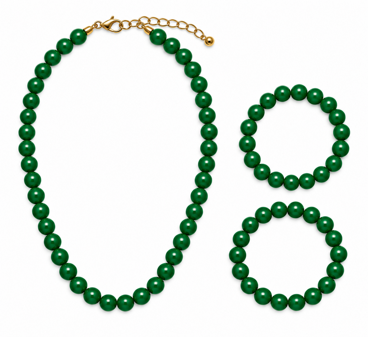 COLLAR NIÑA VERDE