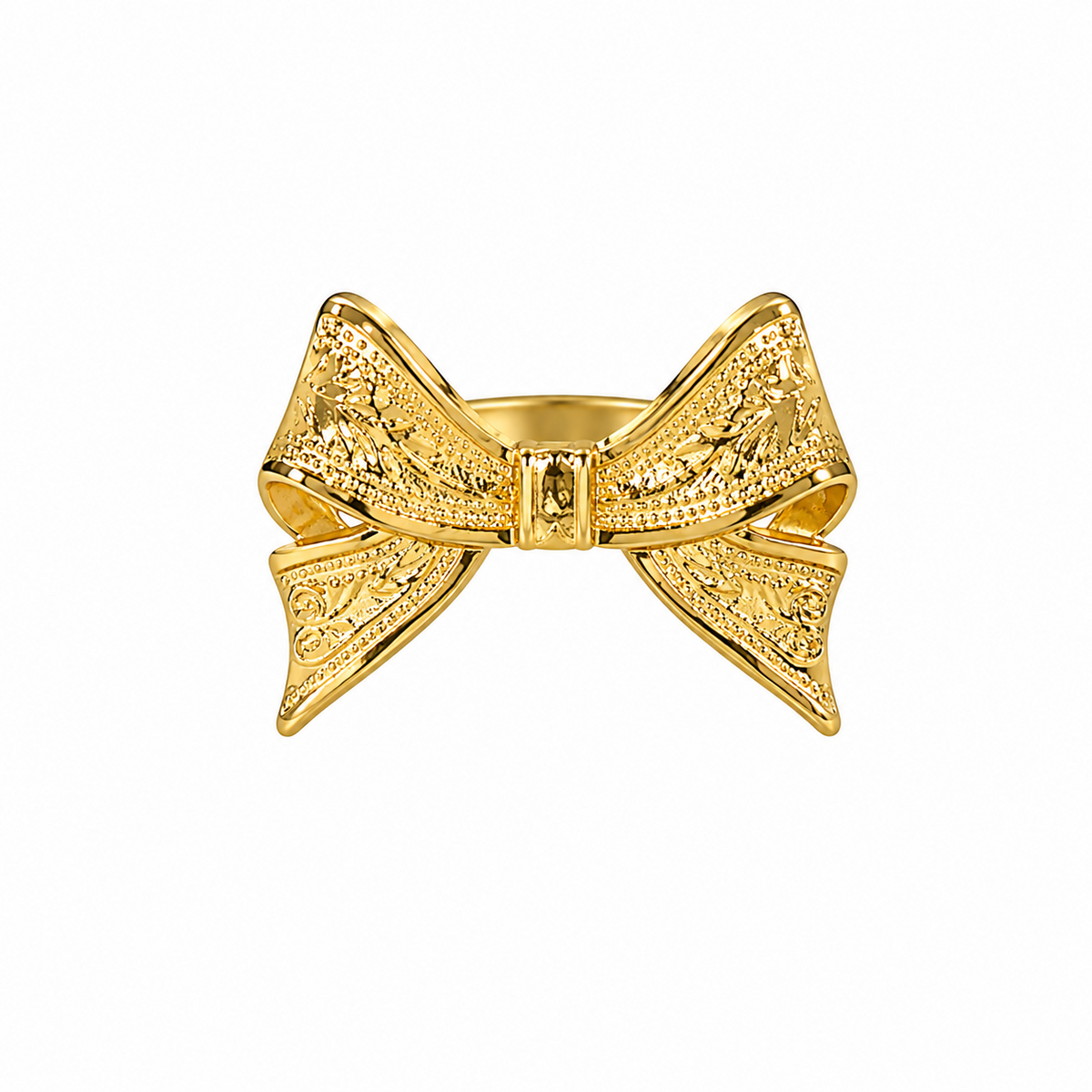ANILLO LAZO LABRADO DORADO