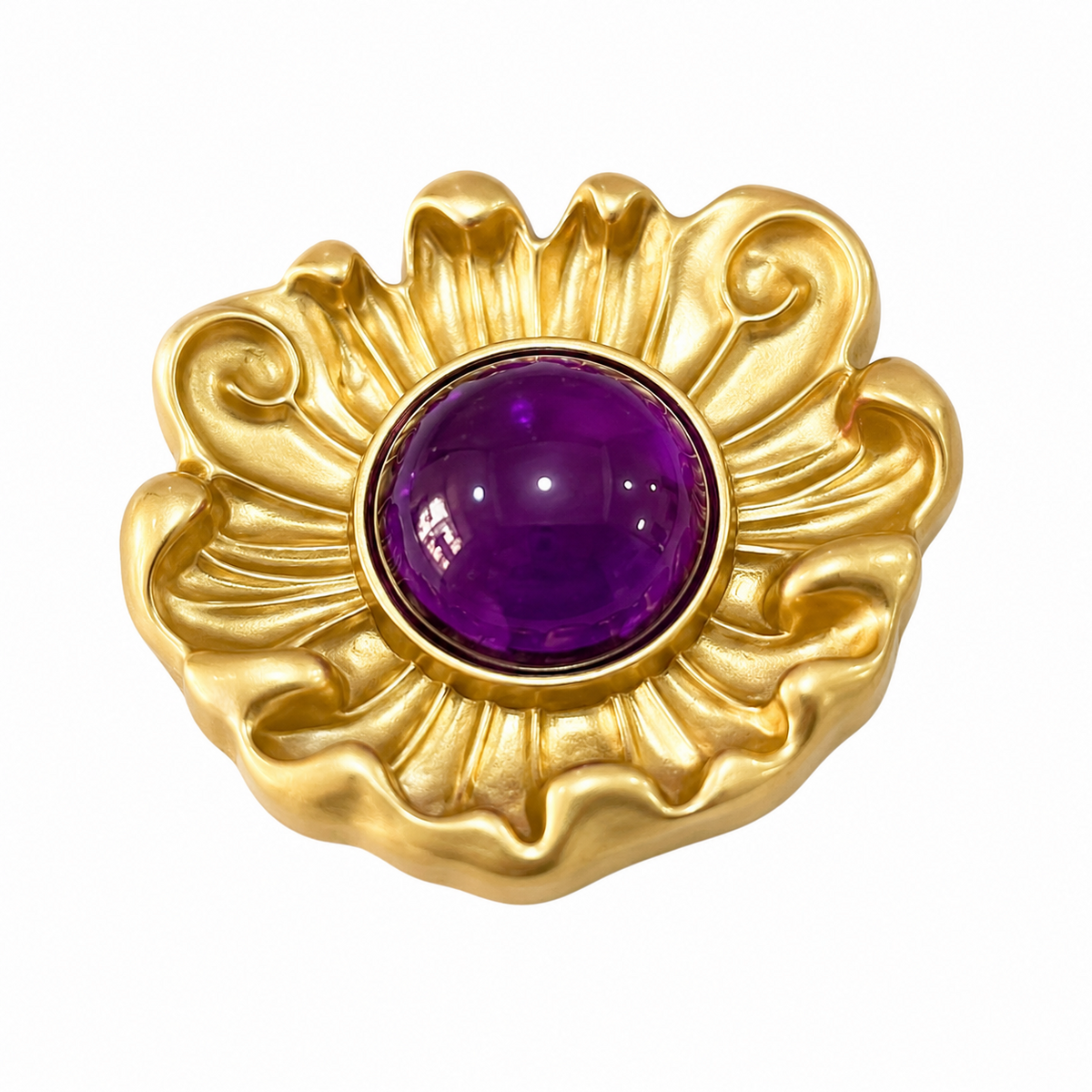 BROCHE SELLO MORADO