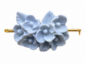 BROCHE NIÑA FLOR CELESTE
