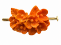 BROCHE NIÑA FLOR NARANJA