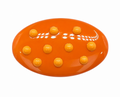 BROCHE NIÑA MINI PUNTITOS NARANJA
