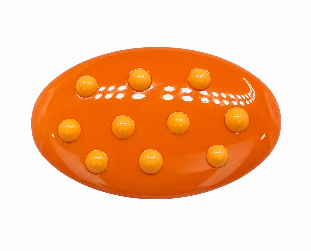 BROCHE NIÑA MINI PUNTITOS NARANJA