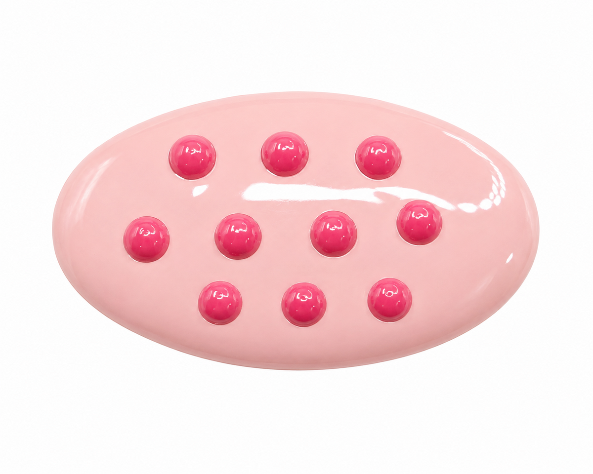 BROCHE NIÑA MINI PUNTITOS ROSA